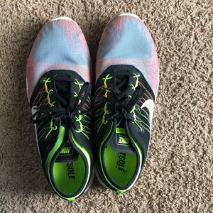 nike flex adapt neon tennies